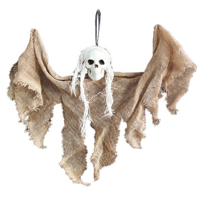 

Horrible Scary Skull Ghost Ornament Halloween Party Haunted House Bar Decoration