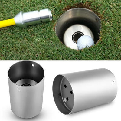 

Greensen Golf Hole Cup Putting Yard Garden Backyard Practice Stick Golf Training Aids
