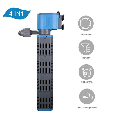

42W 4-in-1 Aquarium Filter Aquarium Water Pump Filter Aquarium Air Pump Fish Tank Pump Wave Maker