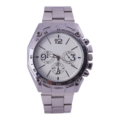 

Explosion models mens tall business alloy steel belt watch digital quartz watch mens section