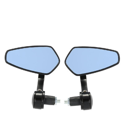 

Pair of Motorcycle End Bar Rearview Mirror Universal 78" Handle Bar 360°Swivel & Angle Adjustable Side View Mirrors