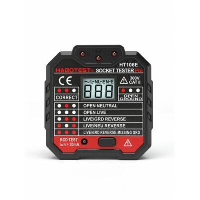 

Digital Display Socket Tester Plug Polarity Phase Check Detector Voltage Test