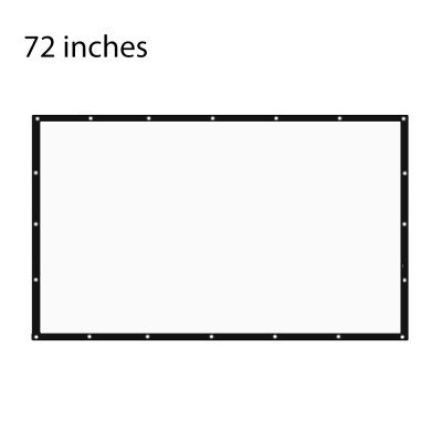 

72 inch Portable Tabletop Projector Screen 169