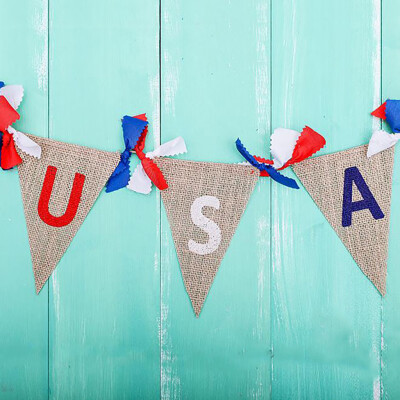 

Gobestart American Independence Day Party Flags