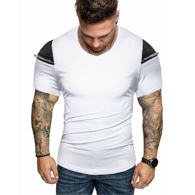 

Mens Gym Summer Slim Fit Casual Short Sleeve Muscle Tee Tops T-shirt Blouse