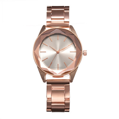 

New hot-selling fashion simple ladies alloy steel belt watch casual quartz watch female models