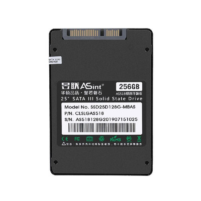 

ASint AS518 SATA 25" SSD Solid State Drive Hard Disk for Desktop Laptop 128GB