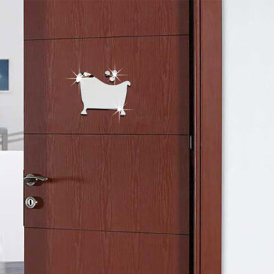 

〖Follure〗Sign Decorative Bathroom Sign For Hotel Bar Restaurant Mirror Wall