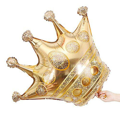 

13Pcs Reusable Crown Aluminum Foil Balloons Birthday Wedding Bar Party Decor