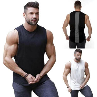 

Gym Men´s Muscle Sleeveless Tank Top Tee Shirt Bodybuilding Sport Fitness Vest