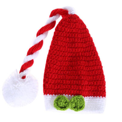 

Cute Baby Boys Girls Bowknot Tail Pompom Cotton Cap Children Photo Props