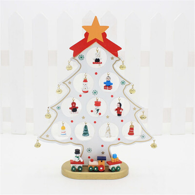 

Tailored Christmas tree Santa Claus Snowman Wooden Swing Decoration Decoration