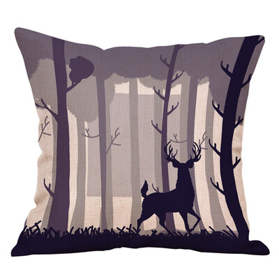 

〖Follure〗A Festival Pillow Case Linen Sofa Waist Throw Cushion Cover NEW