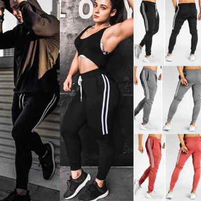 

Unisex Sports Tracksuit Jogging Bottoms Skinny Joggers Sweatpants Trousers Pants