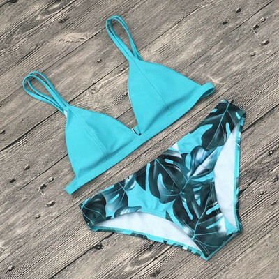 

Women Push Up Bikini Set Bra Padded Swimwear Bandage Lady Swimsuit Bathing Suit