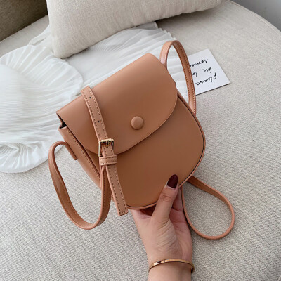 

Tailored Womens Fashion Flip Pure-Colour Cover Retro Shoulder Bag Purse Flap Bag