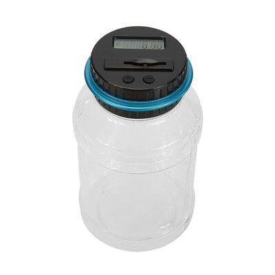 

Electronic Digital LCD Money Saving Box Counter Coin Storage Piggy Bank