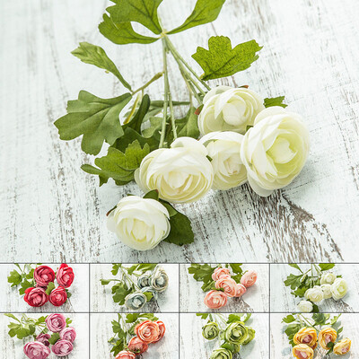 

Artificial Simulated Peony Flower Bouquet Wedding Room Decoration Ornament