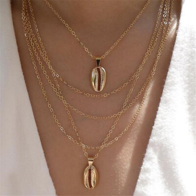 

HuaTang Star Moon Pendant Necklace Boho Geometric Crystal Layered Necklaces for Women Girl Waterdrop Opal Collar Choker Jewelry