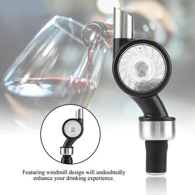

Greensen Windmill Wine Decanter Wine Aerator Pourer Decanter Spout Premium Aerating PourerWine Decanter Premium Aerating Pourer