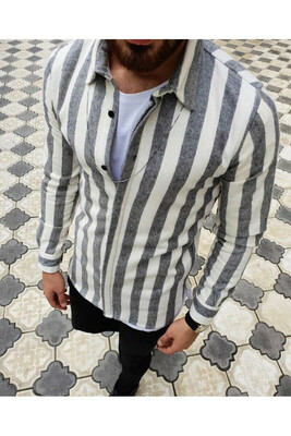 

Fashion Mens Luxury Long Sleeve Shirt Casual Slim Fit Stylish Dress Shirts Tops