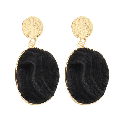 

Fashion Geometric Round Shape Statement Drop Dangle Women Stud Earrings Jewelry