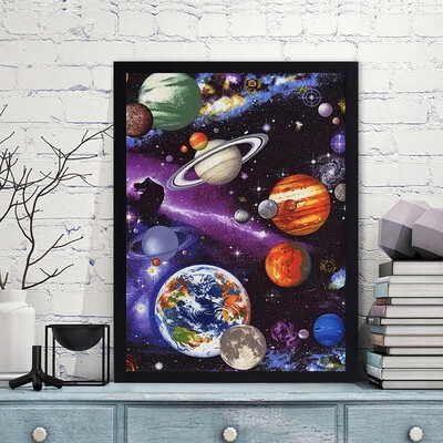 

Gobestart 5D DIY Diamond Painting Embroidery Round Diamond Home Decor Gift