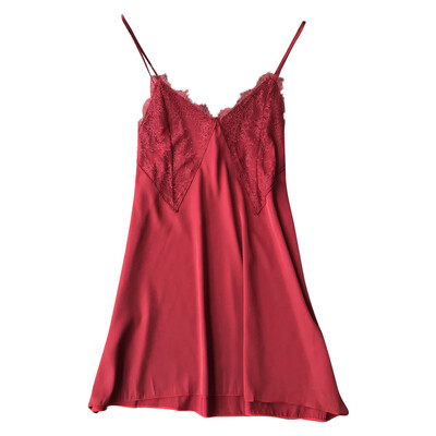 

Toponeto Womens Sexy Satin Sling Sleepwear Lingerie Lace Nightwear Underwear