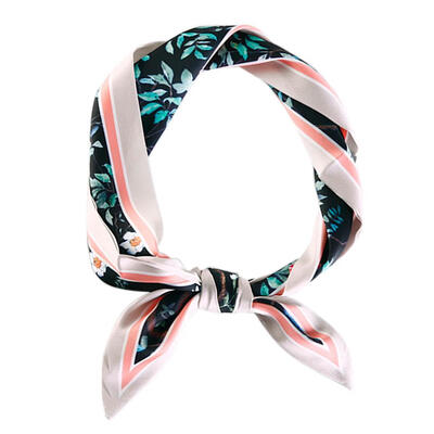 

Fashion Women Chiffon Collar Scarves Floral Print Scarf Casual Decor Gift