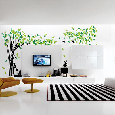 

Large Green Tree Vinyl Removable DIY Room Home Decor Wall Stickers Decal