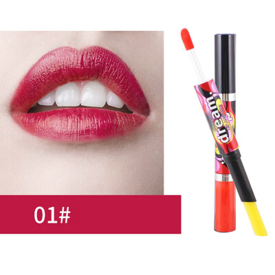 

1 Pcs Double-end Lipsticks Color Change Moisturizer Waterproof Lip Glaze Women Sexy Color Change Lipstick