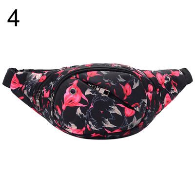 

Sports Women Crossbody Chest Bag Zipper Waist Fanny Pack with Earphone Hole