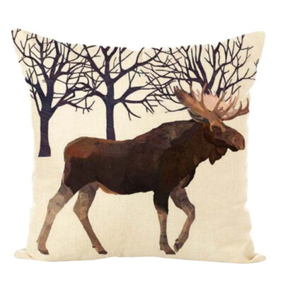 

Animal Pattern Cushion Cover Special Throw Pillow Case Beauty Square Home Sofa Decoration