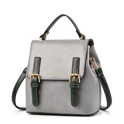 

Backpack female Korean version 2019 new tide wild soft leather dual-use travel backpack fashion college wind