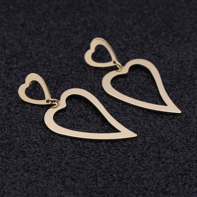 

Heart Round Waterdrop Hanging Earrings Fashion Earrings Geometric Metal Triangle Earrings Wedding Earrings Valentines Day Gift
