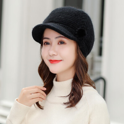 

Tailored Women Winter Warm Floral Cap Scarf Beret Baggy Knit Crochet Beanie Hat Ski Cap