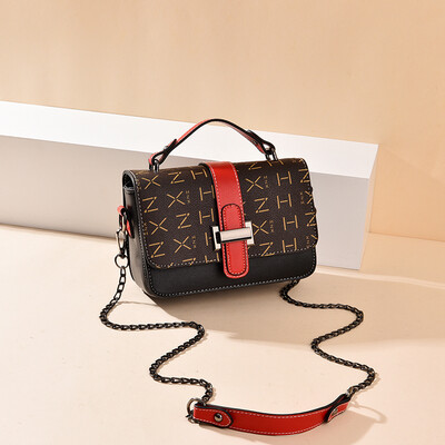 

Womens fashion casual small square bag Korean version of Joker Messenger bag ladies small handbag