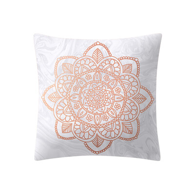 

〖Follure〗Rose Gold Pink Cushion Cover Square Pillowcase Home Decoratio