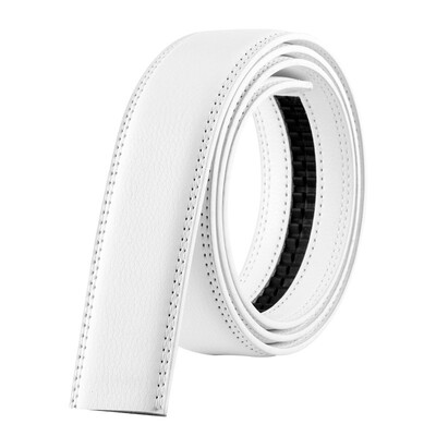 

new alloy automatic buckle belts for men white male real genuine leather belt for business cinturones para hombre cuero 2019