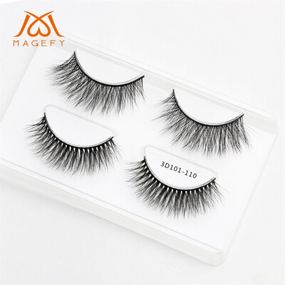 

〖Follure〗Two Pairs Of 3D Mink Fur With Soft Long Curly And Warped Many Layer Eyelashes