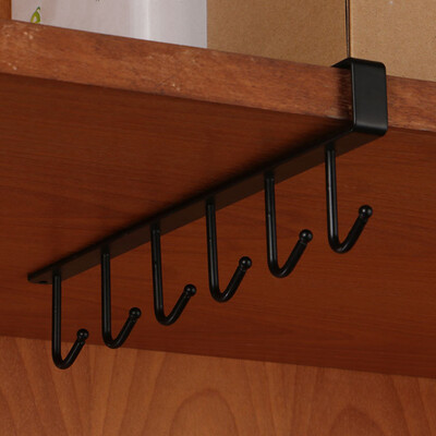 

Iron Hooks Kitchen Cup Coat Clothes Door Holder Rack Hook Wall Hanger