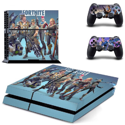 

Removable PS4 Skin Game Machine Accessories Stickers PVC Material No Air Bubbles Two Controllers Sticker