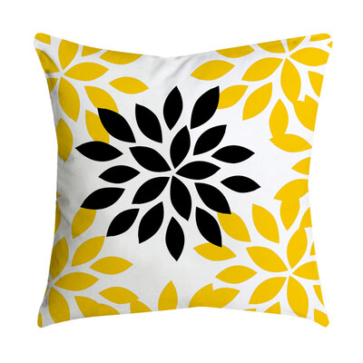 

〖Follure〗Pineapple Leaf Yellow Pillow Case Sofa Car Waist Throw Cushion Cover Home Decor