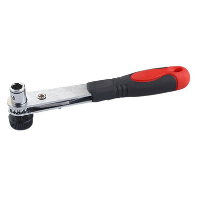 

Obverse Reverse Side Ratchet Screwdriver 90 Degree Right Angle Screwdriver Set Head Red Black Handle Screwdriver