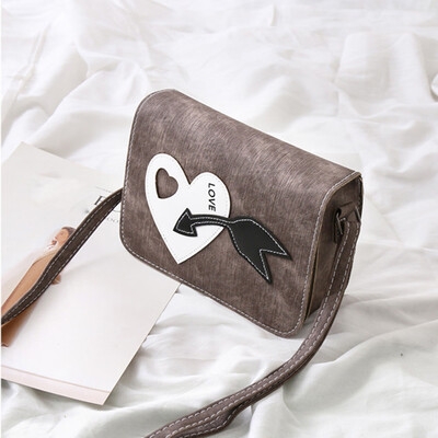

Tailored Women Messenger Bags Heart-Shaped Simple Wear Shoulder Bag Crossbody Handbag BK