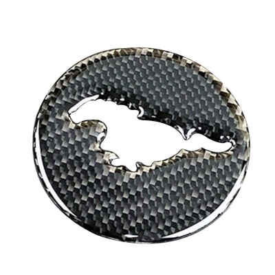 

For Ford Mustang Carbon Fiber Automobiles Car Steering Wheel Cover Trim Interior Decor Decal Accessory