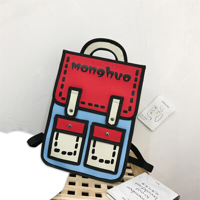 

Tailored New Large-capacity Campus Personality Student Backpack Comics