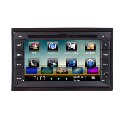 

Universal 62" 2 Din Mirror Connect Android Cellphone Car DVDUSBSD Player 3G WiFi BT GPS Radio HD Car Entertainment System