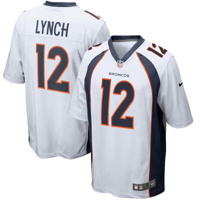 

Mens Football Jersey Denver Broncos Paxton Lynch White Game Jersey