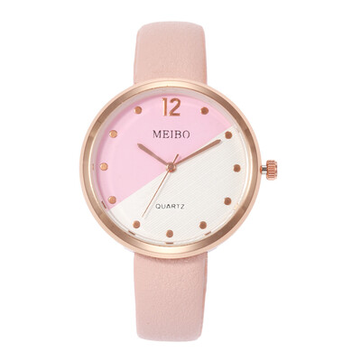 

New personality dial ladies belt watch Korean version